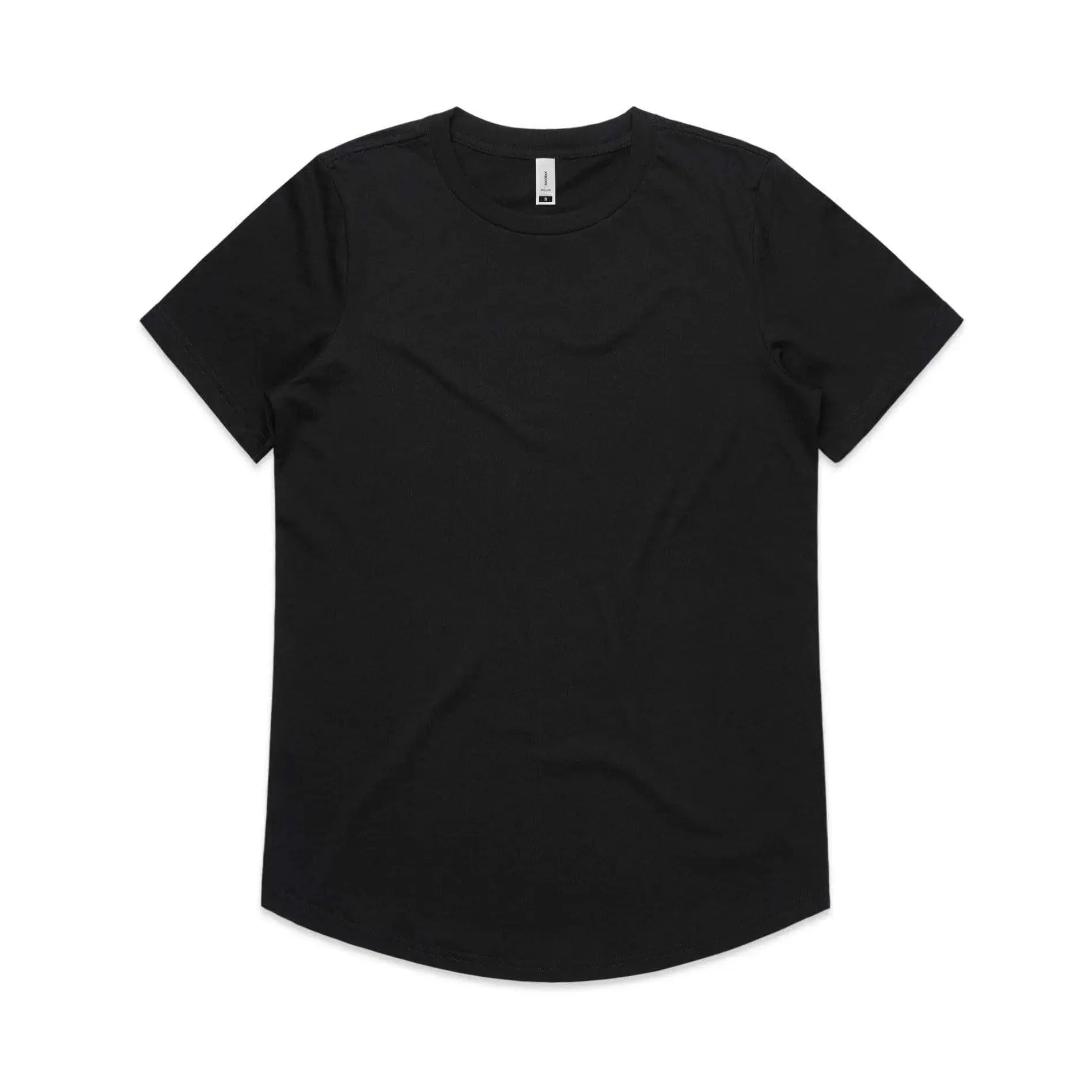 As Colour Women's drop tee 4052 Casual Wear As Colour BLACK XSM